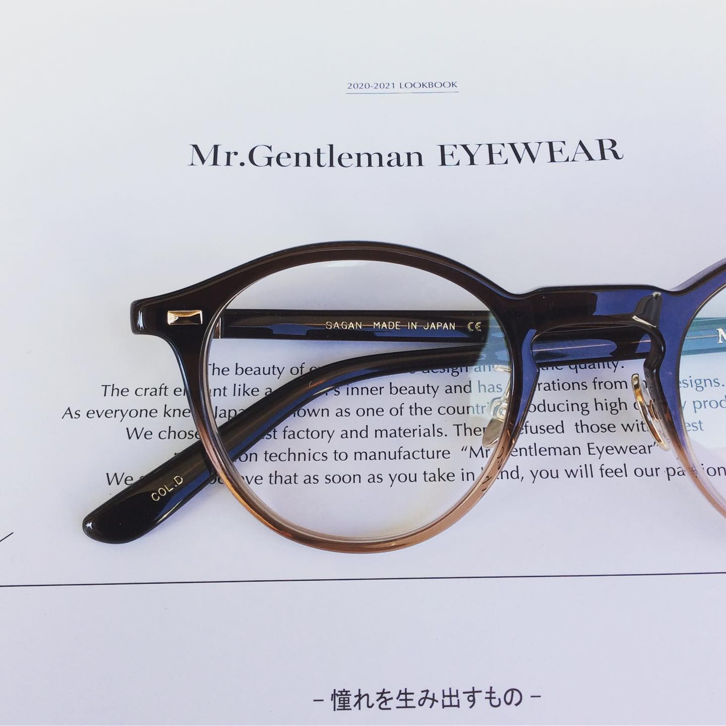 日本格安 新品未使用完売品Mr.Gentlemanミスタージェントルマン眼鏡 